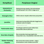 Batu Empedu dan Komplikasinya: Dari Pankreatitis Hingga Kanker